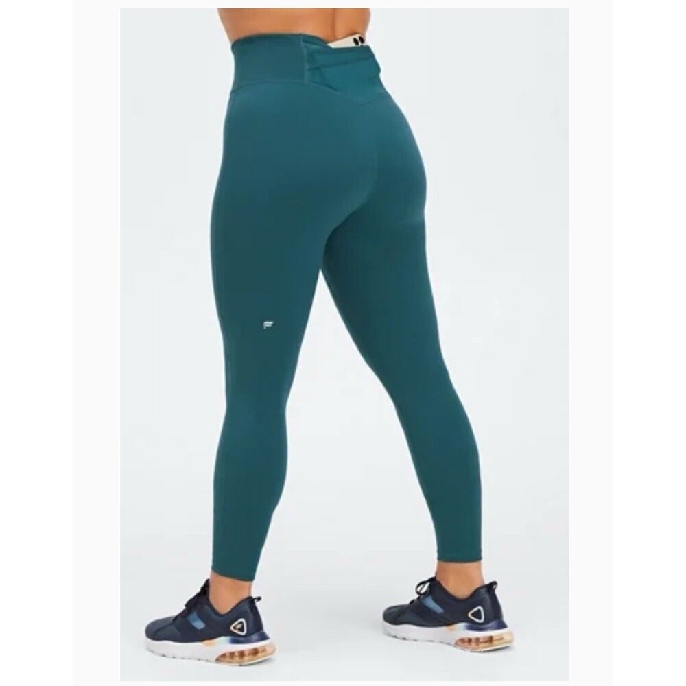 Fabletics Trinity Motion 365 High-Waisted Pocket Legging “Midnight Wave” 1X Gym